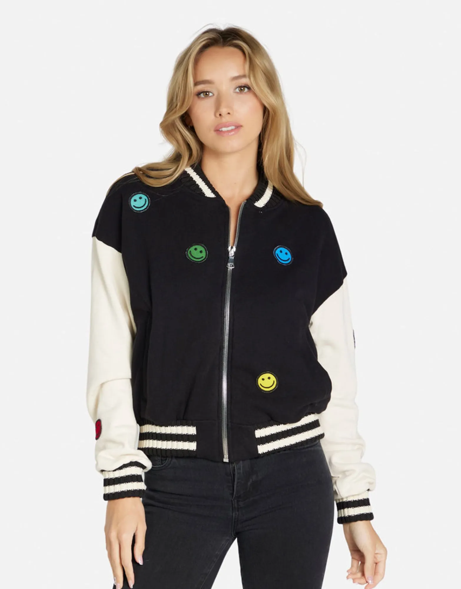 Best Sale Hello Moshi Jacket In Black/ Bone | Taissa By Women Jackets