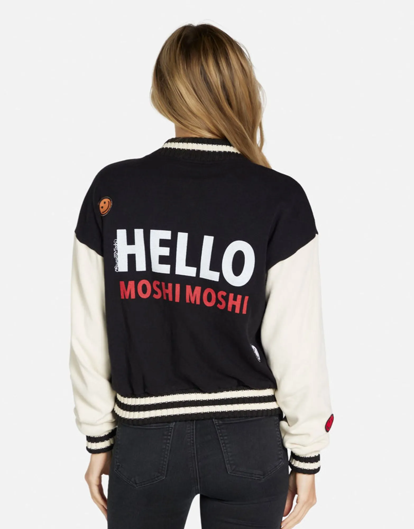 Best Sale Hello Moshi Jacket In Black/ Bone | Taissa By Women Jackets