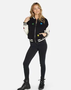 Best Sale Hello Moshi Jacket In Black/ Bone | Taissa By Women Jackets