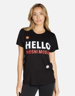 Discount Hello Moshi Women'S Boyfriend Tee In | Wolf By Women Short Sleeve