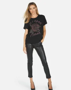 Clearance If I Roar Tiger Vintage Tee | Edda X By Women Short Sleeve