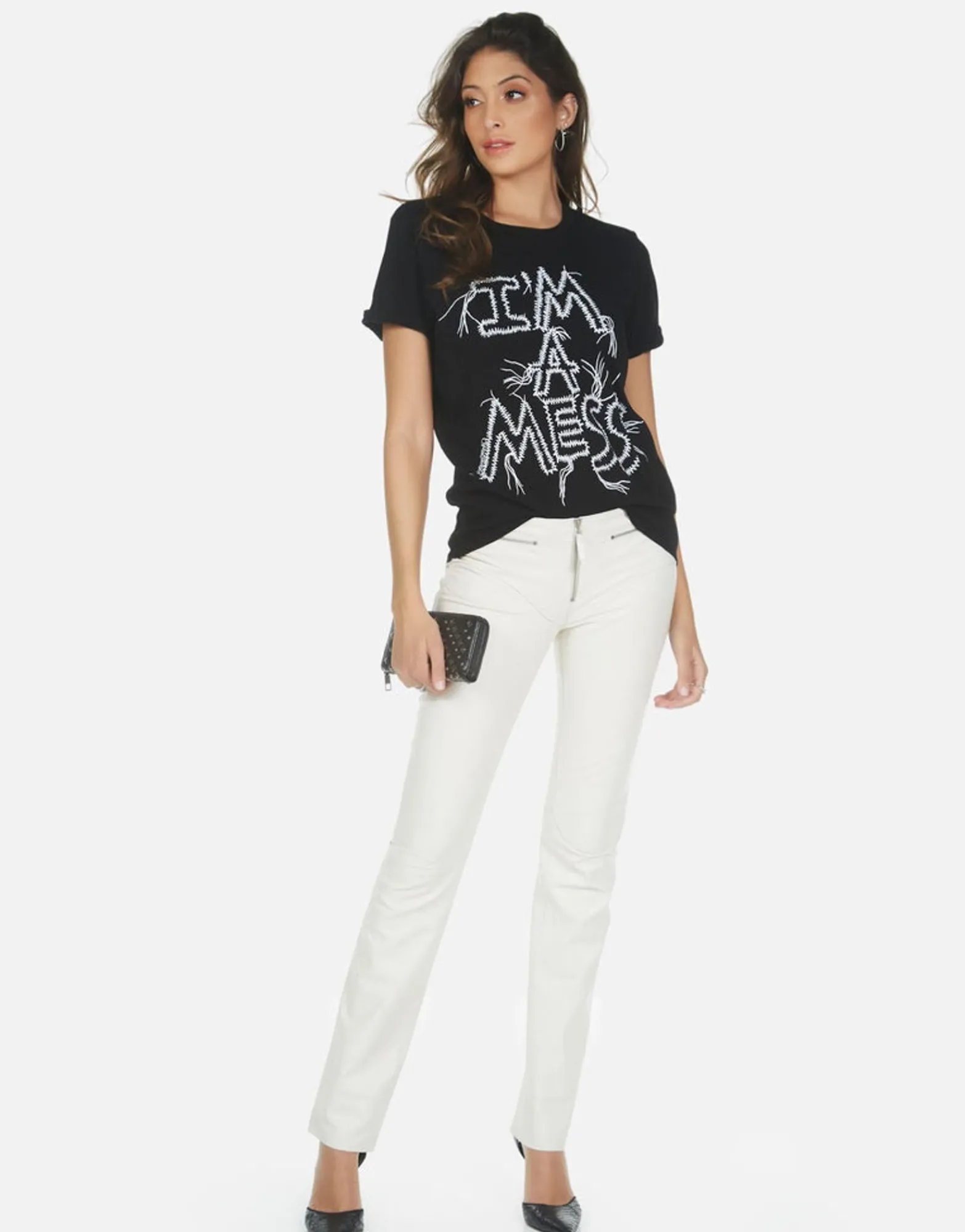 Online I'M A Mess S/S Boyfriend Tee | Edda By Women Short Sleeve