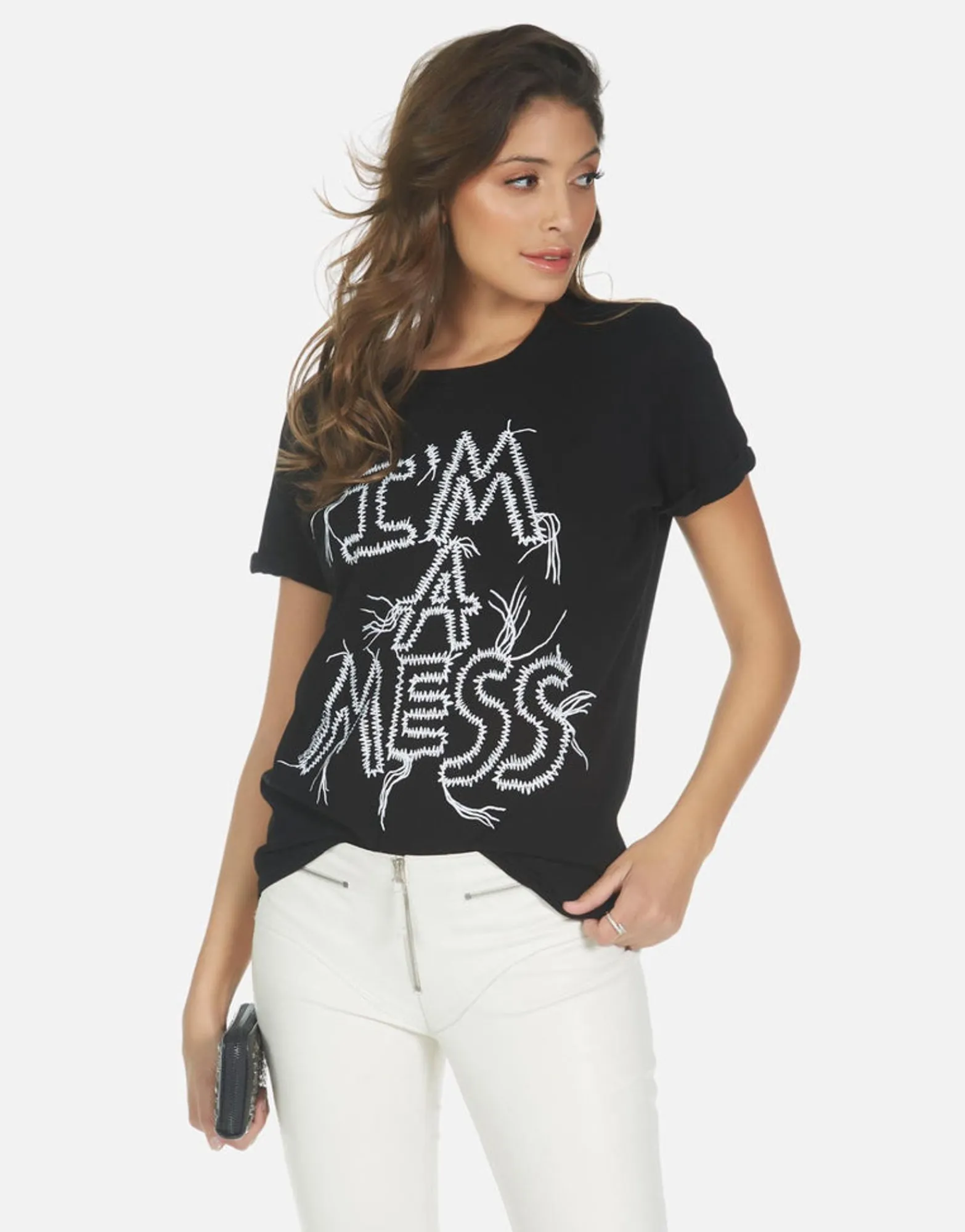 Online I'M A Mess S/S Boyfriend Tee | Edda By Women Short Sleeve