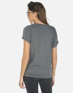 Hot I'M A Mess S/S V-Neck Tee | Elara By Women Short Sleeve