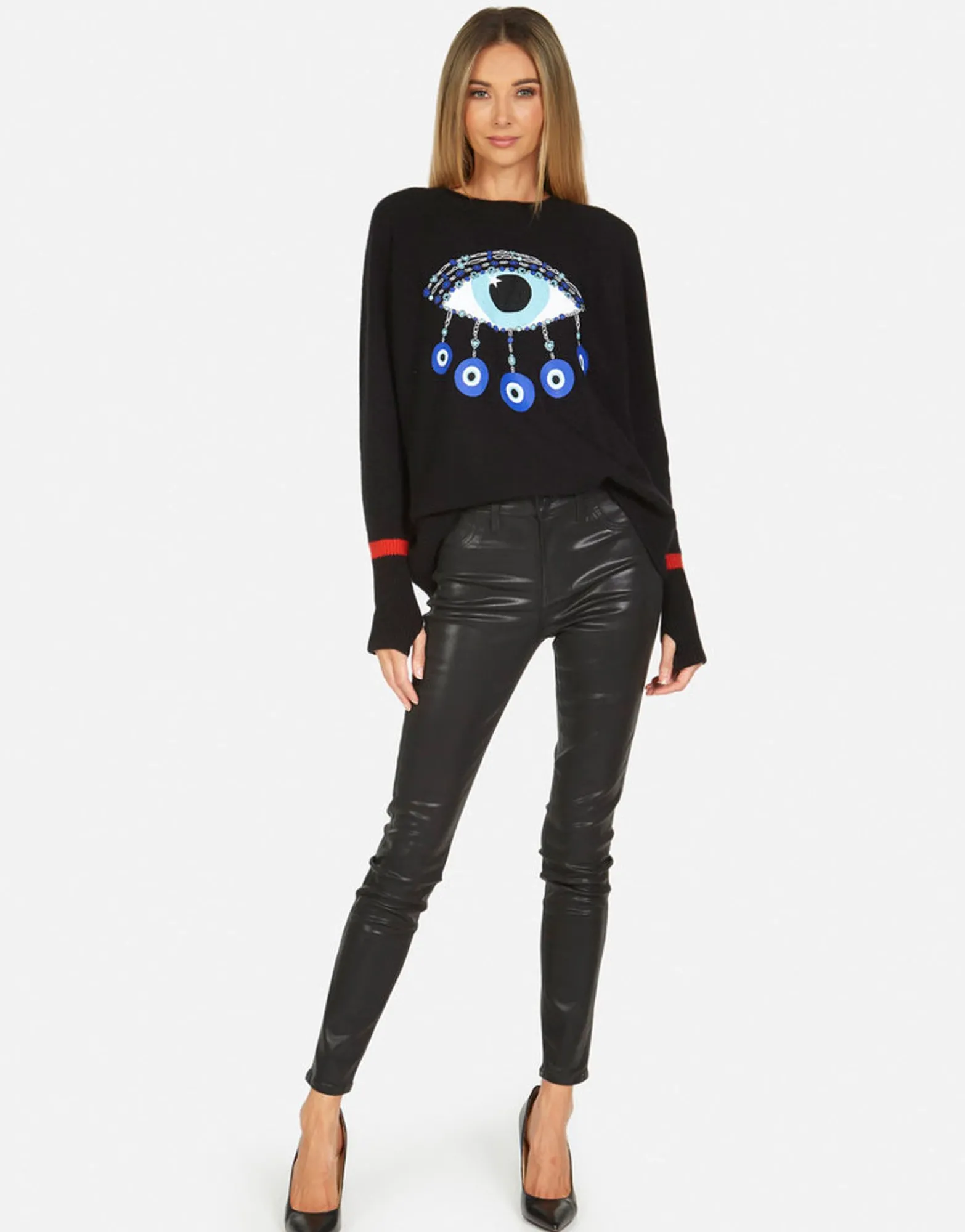 Online Inez Chain Evil Eye Women Sweaters & Knits