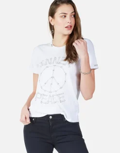 New Inner Peace Bones S/S Vintage Tee W/ Studs | Croft By Women Short Sleeve