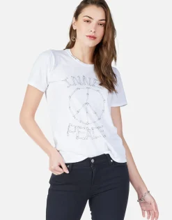 New Inner Peace Bones S/S Vintage Tee W/ Studs | Croft By Women Short Sleeve