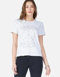 New Inner Peace Bones S/S Vintage Tee W/ Studs | Croft By Women Short Sleeve