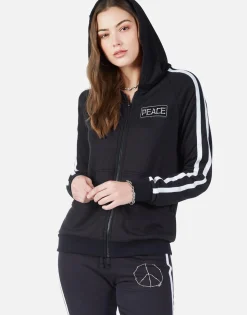 New Inner Peace Bones Zip Up Hoodie | Titi By Women Hoodies