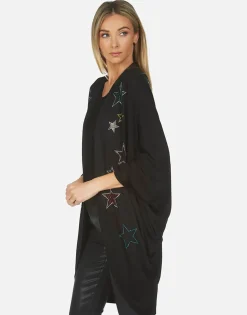 Cheap Isla Crystal Stars Long Sleeve Top Made In Los Angeles California Usa Women Sweaters & Knits