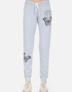 Online Jess Butterfly Hamsa Women Long Sweatpants