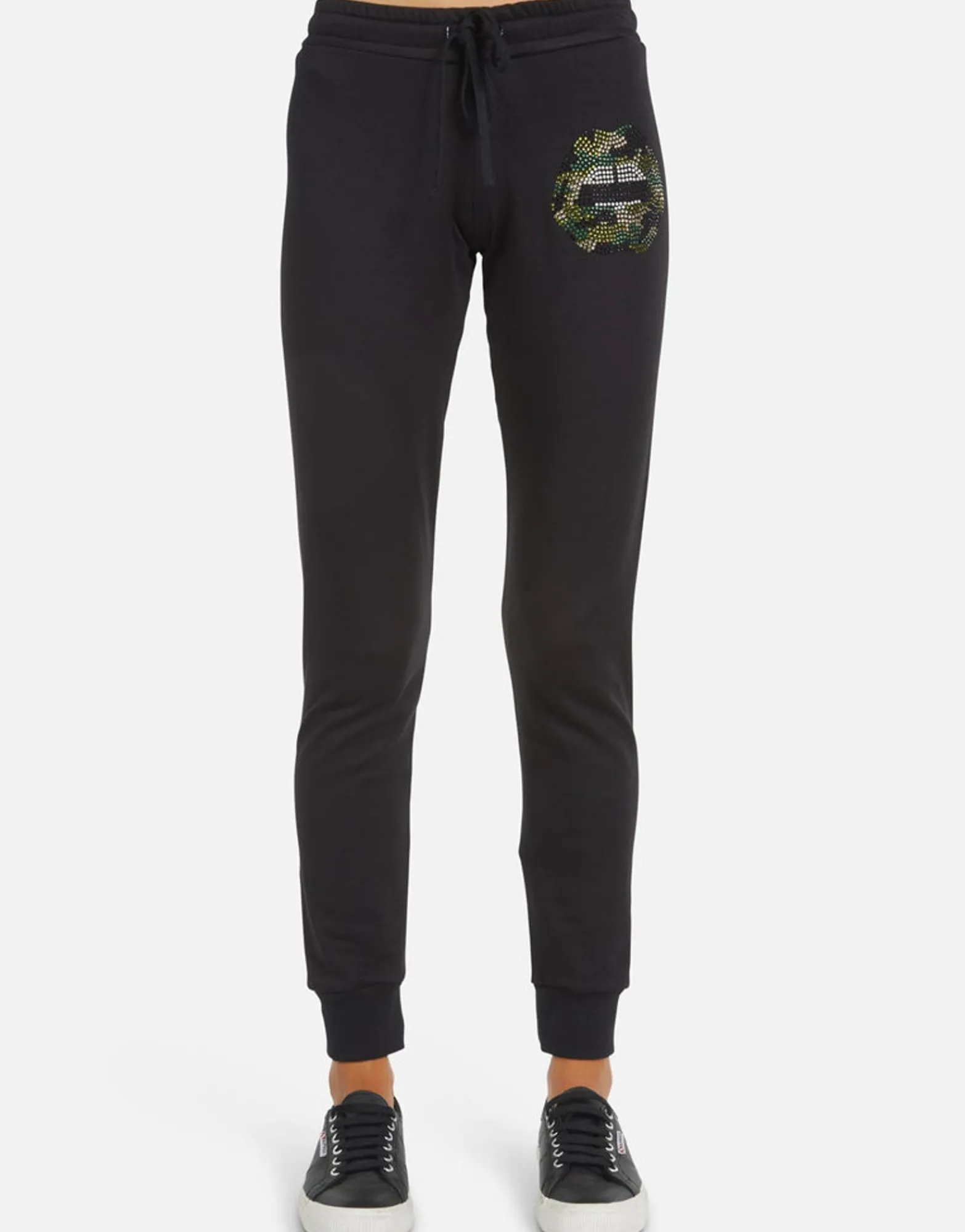 Hot Jess Camo Lip Women Long Sweatpants
