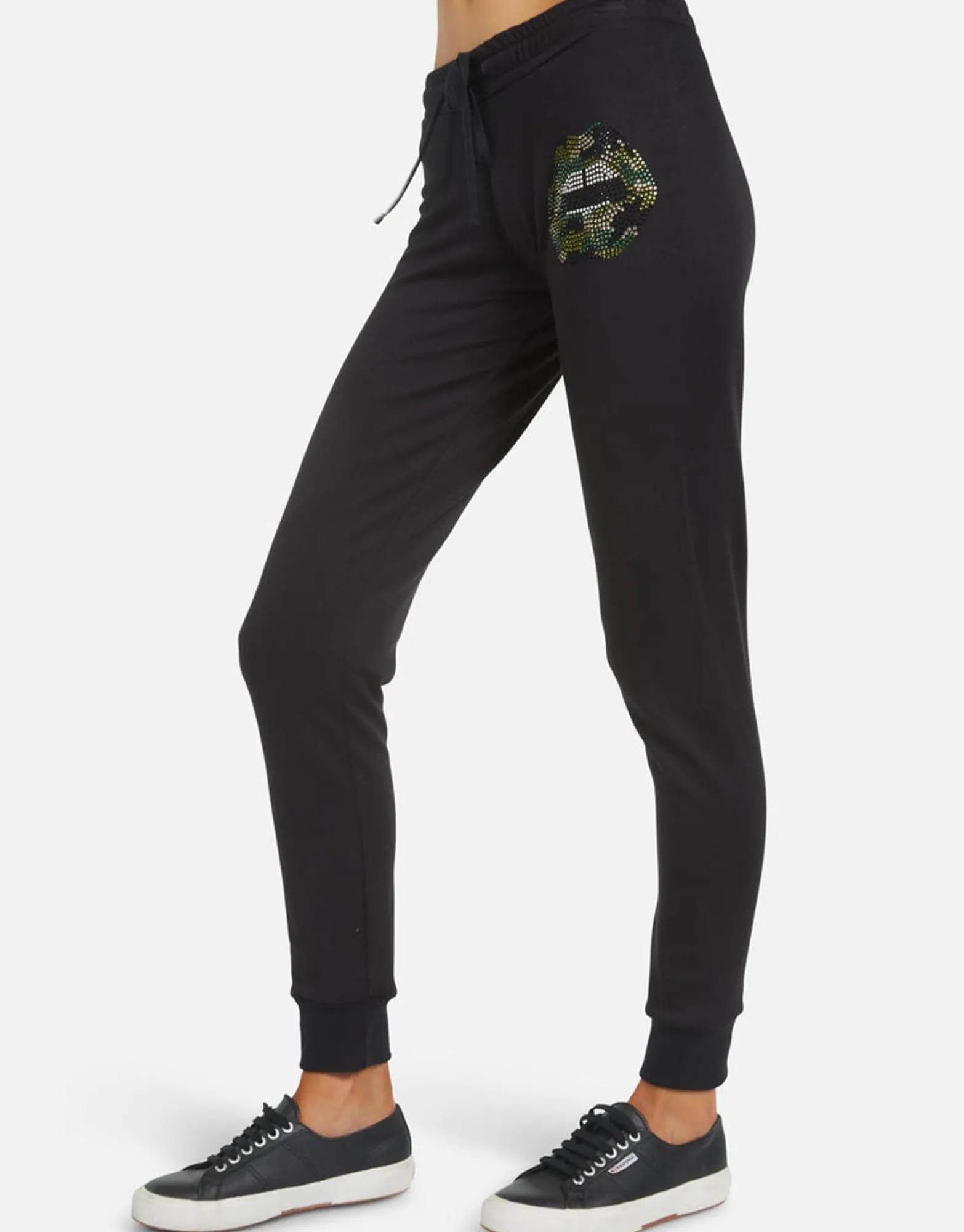 Hot Jess Camo Lip Women Long Sweatpants