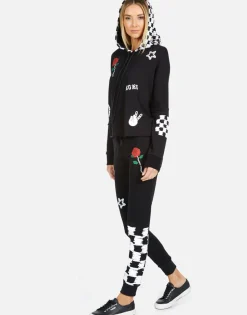 Store Jess Chain Elements Women Long Sweatpants