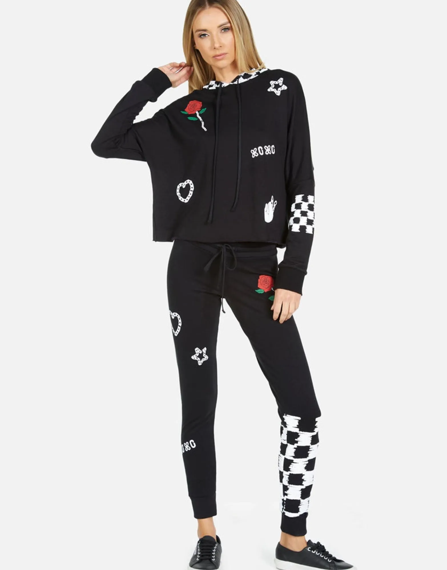 Store Jess Chain Elements Women Long Sweatpants