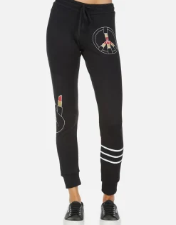 Cheap Jess Lipstick Peace Women Long Sweatpants