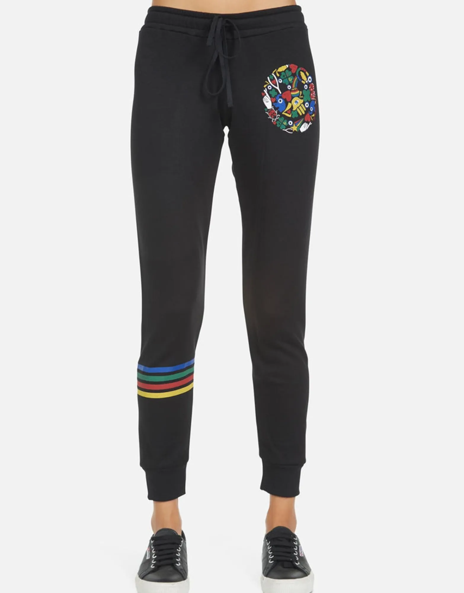 Online Jess Lucky Happy Face Women Long Sweatpants