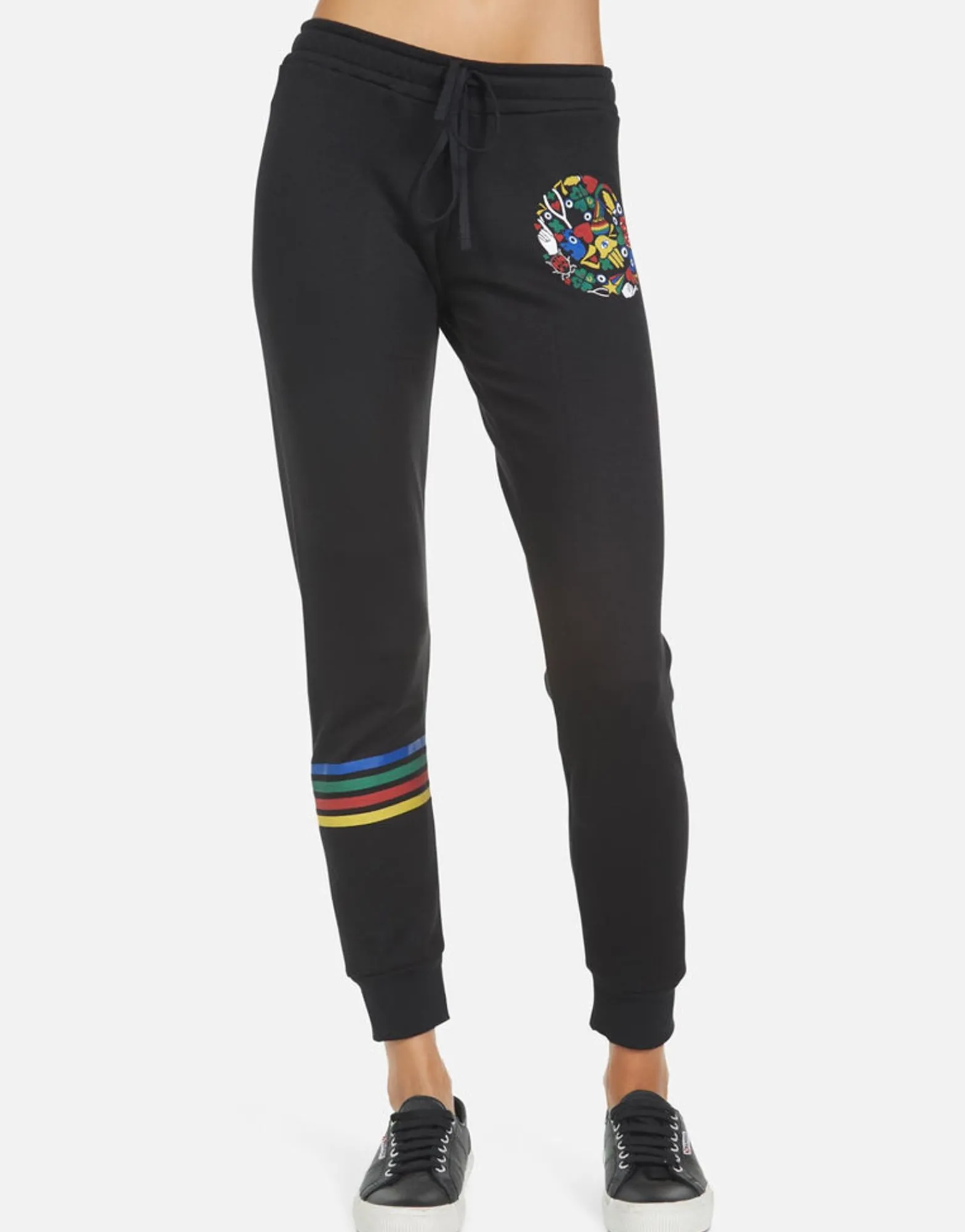 Online Jess Lucky Happy Face Women Long Sweatpants