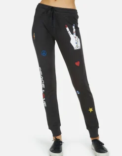 Cheap Jess Peace Hand Elements Women Long Sweatpants