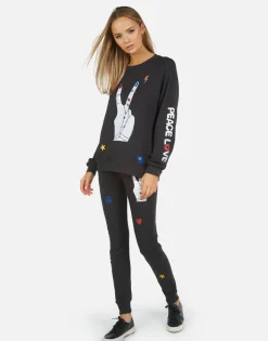Cheap Jess Peace Hand Elements Women Long Sweatpants