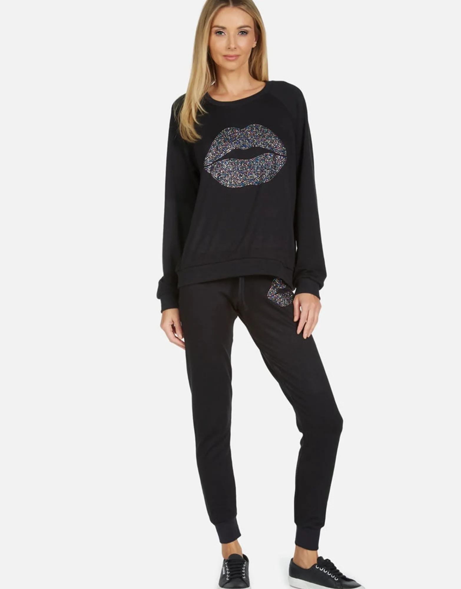 Best Jess Sprinkle Lip Women Long Sweatpants