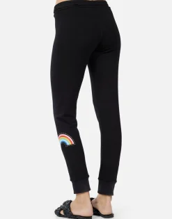 Clearance Jess Studded Stripe Peace Women Long Sweatpants