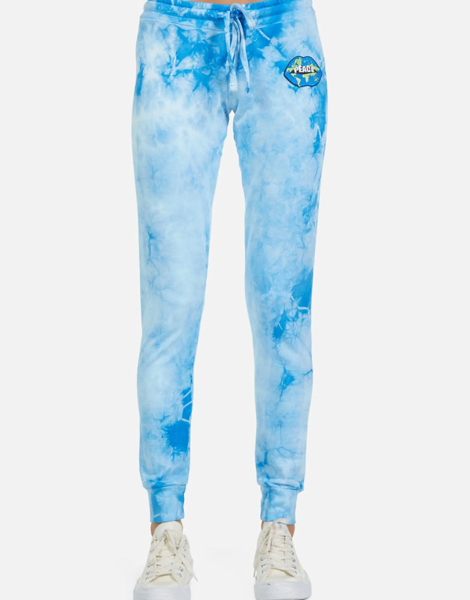 Fashion Jess World Peace Lips Women Long Sweatpants