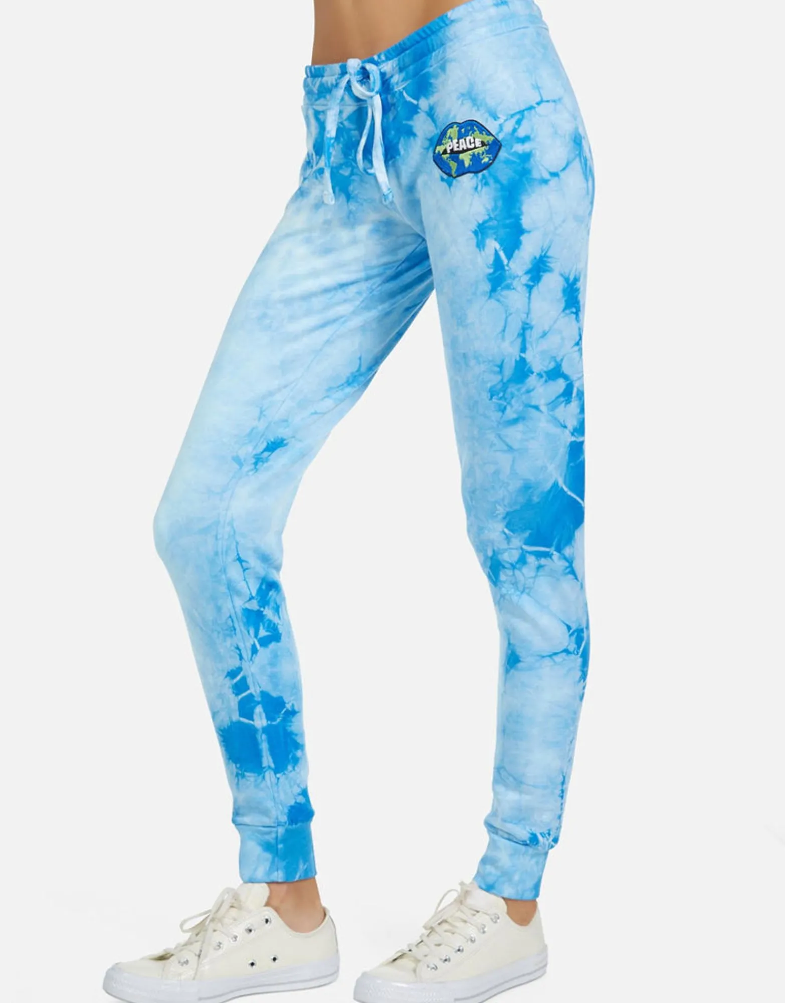 Fashion Jess World Peace Lips Women Long Sweatpants