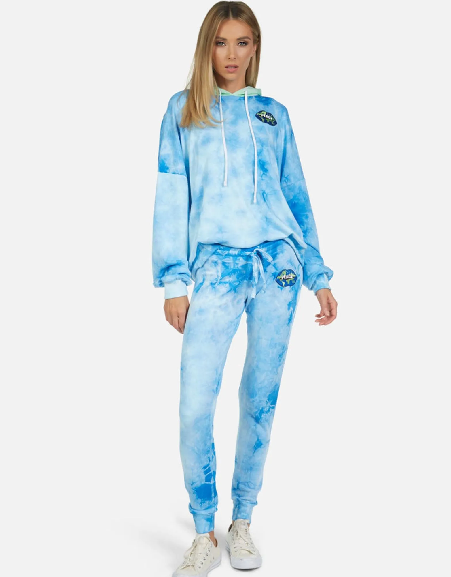 Fashion Jess World Peace Lips Women Long Sweatpants