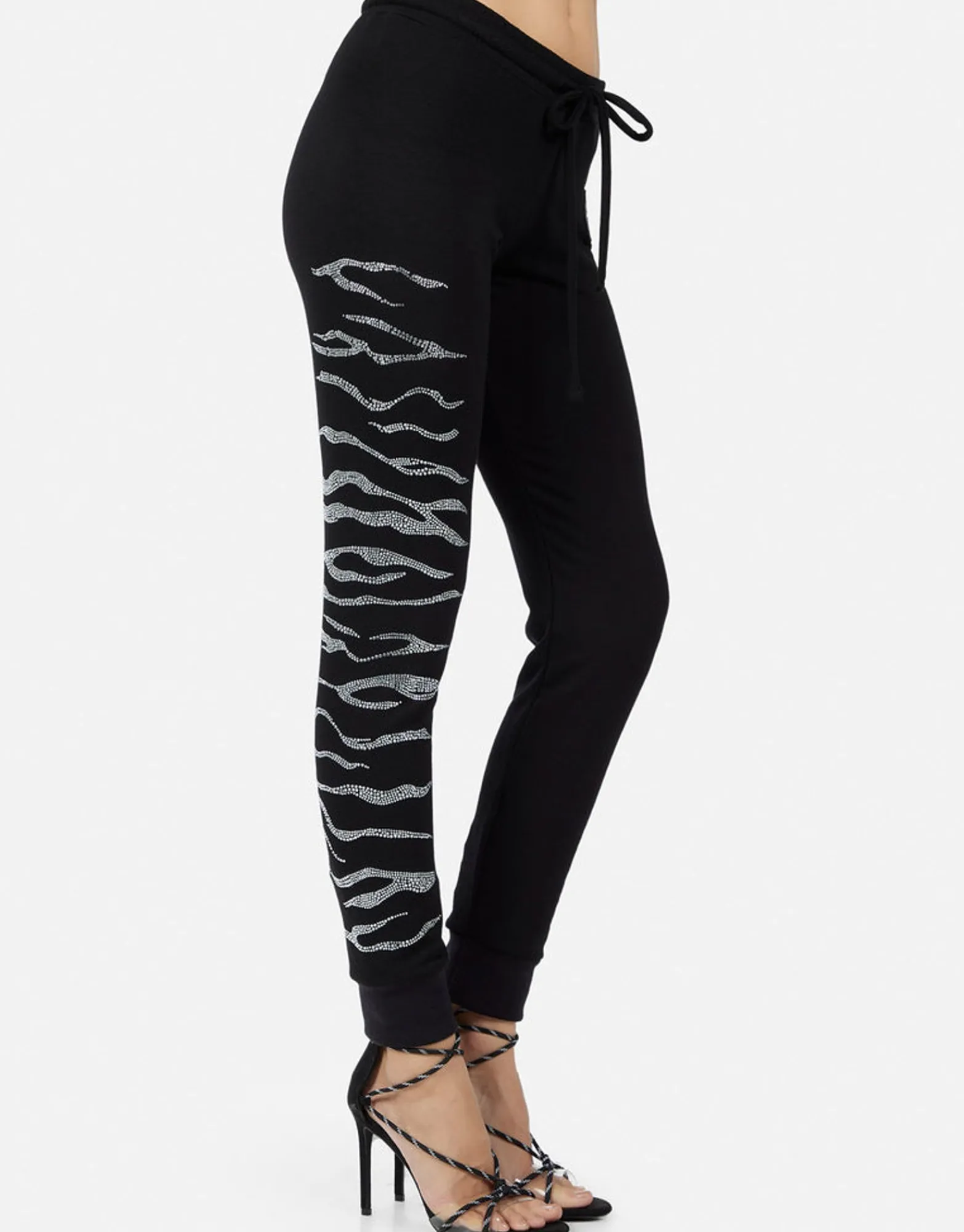 Best Sale Jessica Zebra Lip Women Long Sweatpants