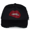 Cheap Jilly Crystal Biting Lip Hats