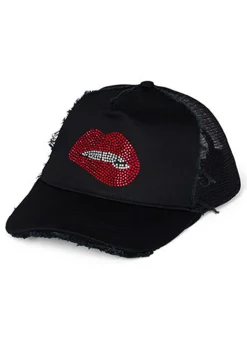 Cheap Jilly Crystal Biting Lip Hats