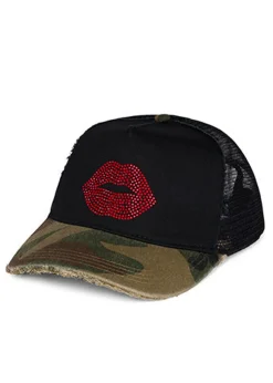 Best Jilly Crystal Red Lip Hats