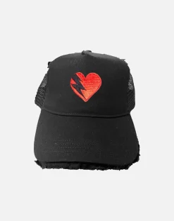 Cheap Jilly Lightning Heart Patch Hats
