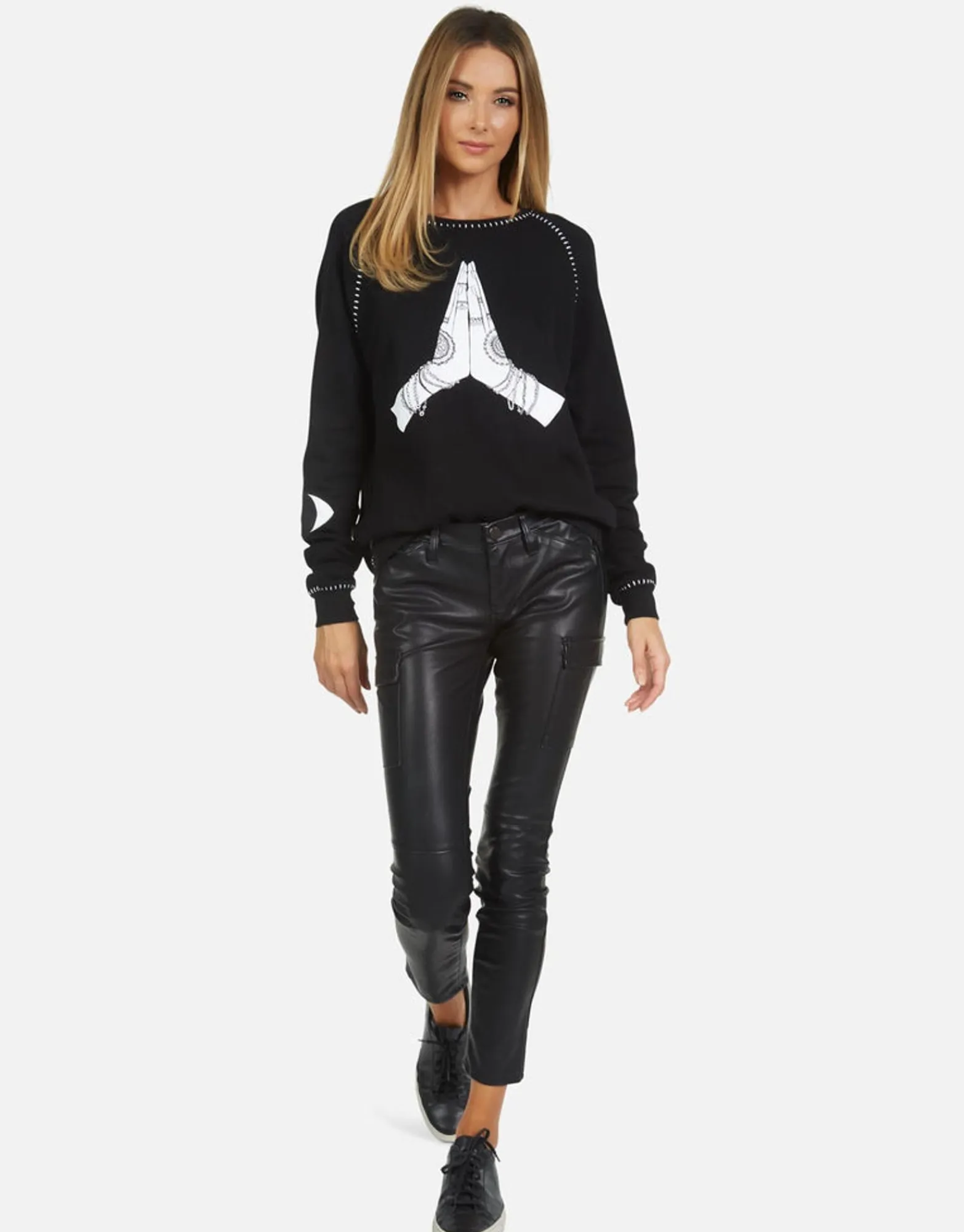 Fashion Jocelyn Prayer Hands Women Long Sleeve