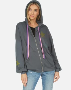 Shop Kaliyah Star Skull Women Hoodies