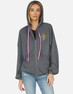 Shop Kaliyah Star Skull Women Hoodies