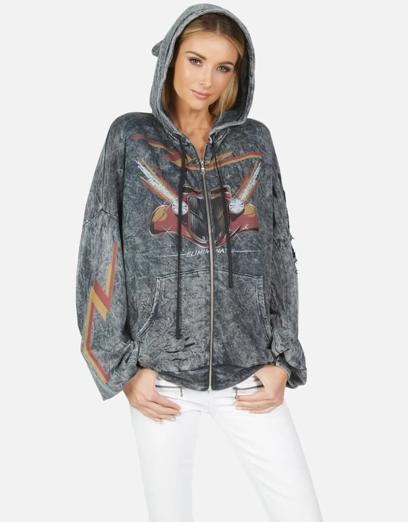 Discount Kaliyah Zz Top Eliminator Women Hoodies