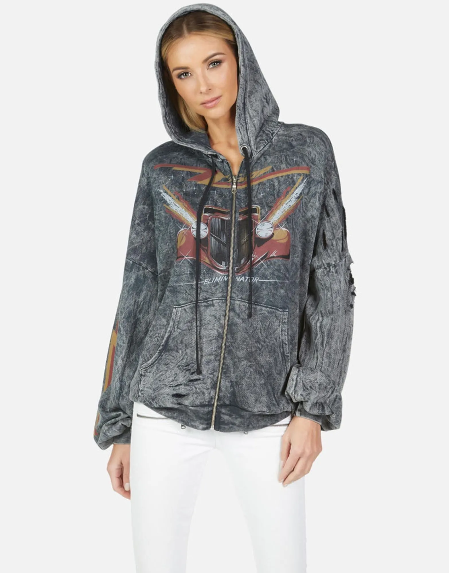 Discount Kaliyah Zz Top Eliminator Women Hoodies