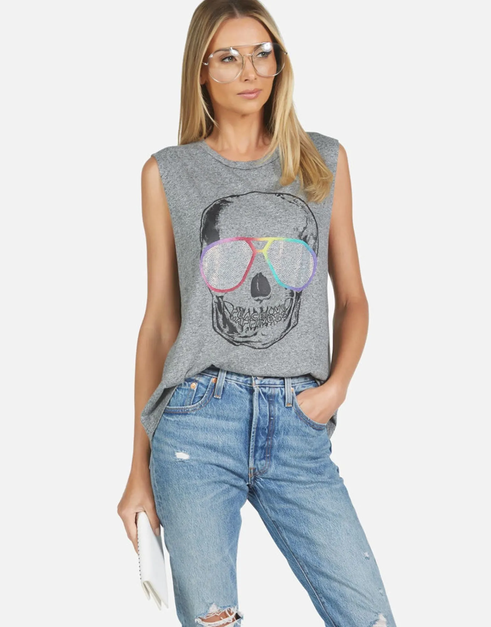 Flash Sale Kel Cool Skull Women Tanks