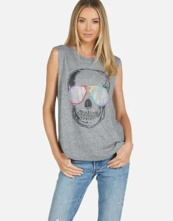 Flash Sale Kel Cool Skull Women Tanks
