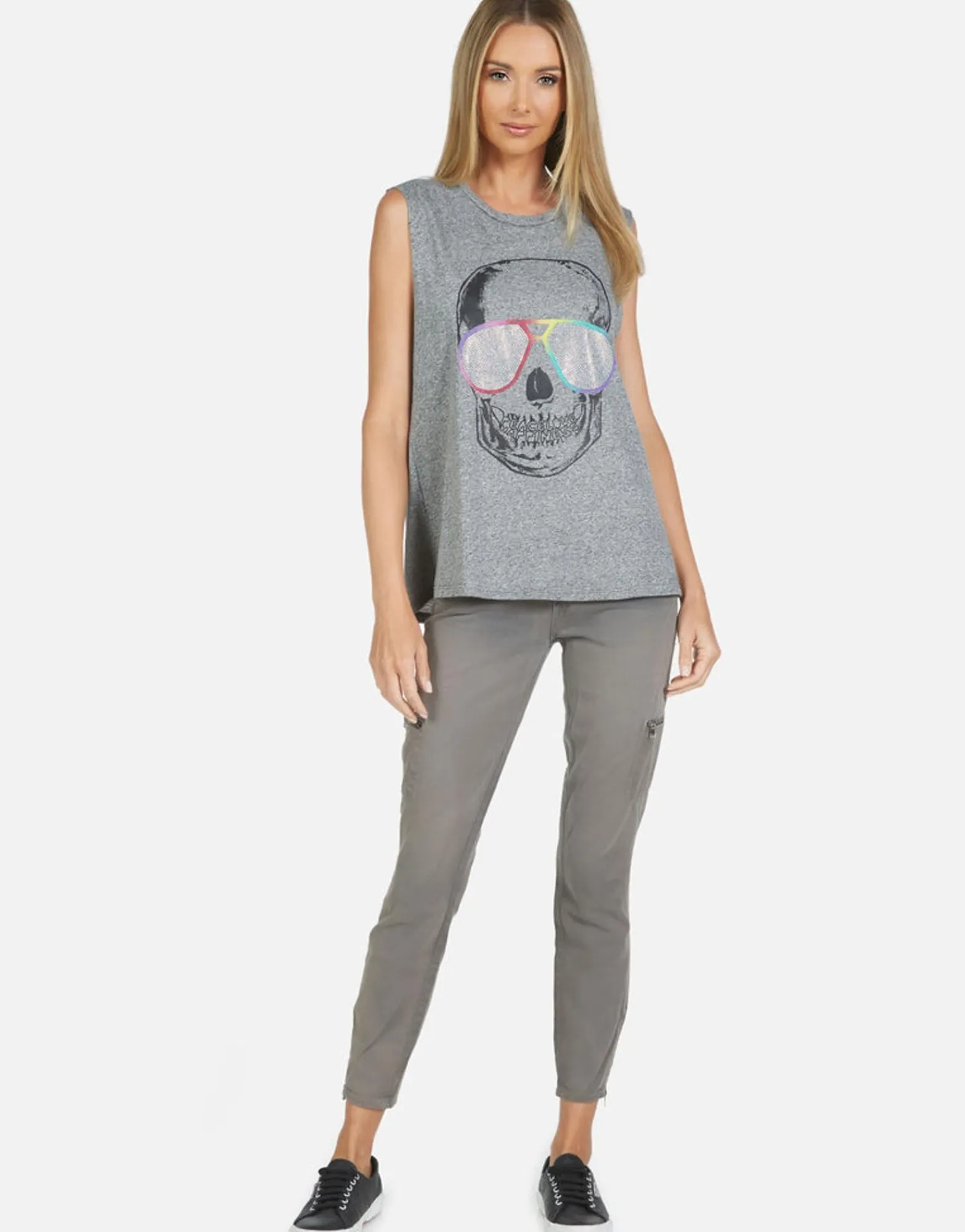 Flash Sale Kel Cool Skull Women Tanks