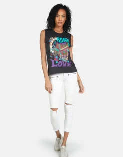 Best Kel Peace Love Camel Women Tanks