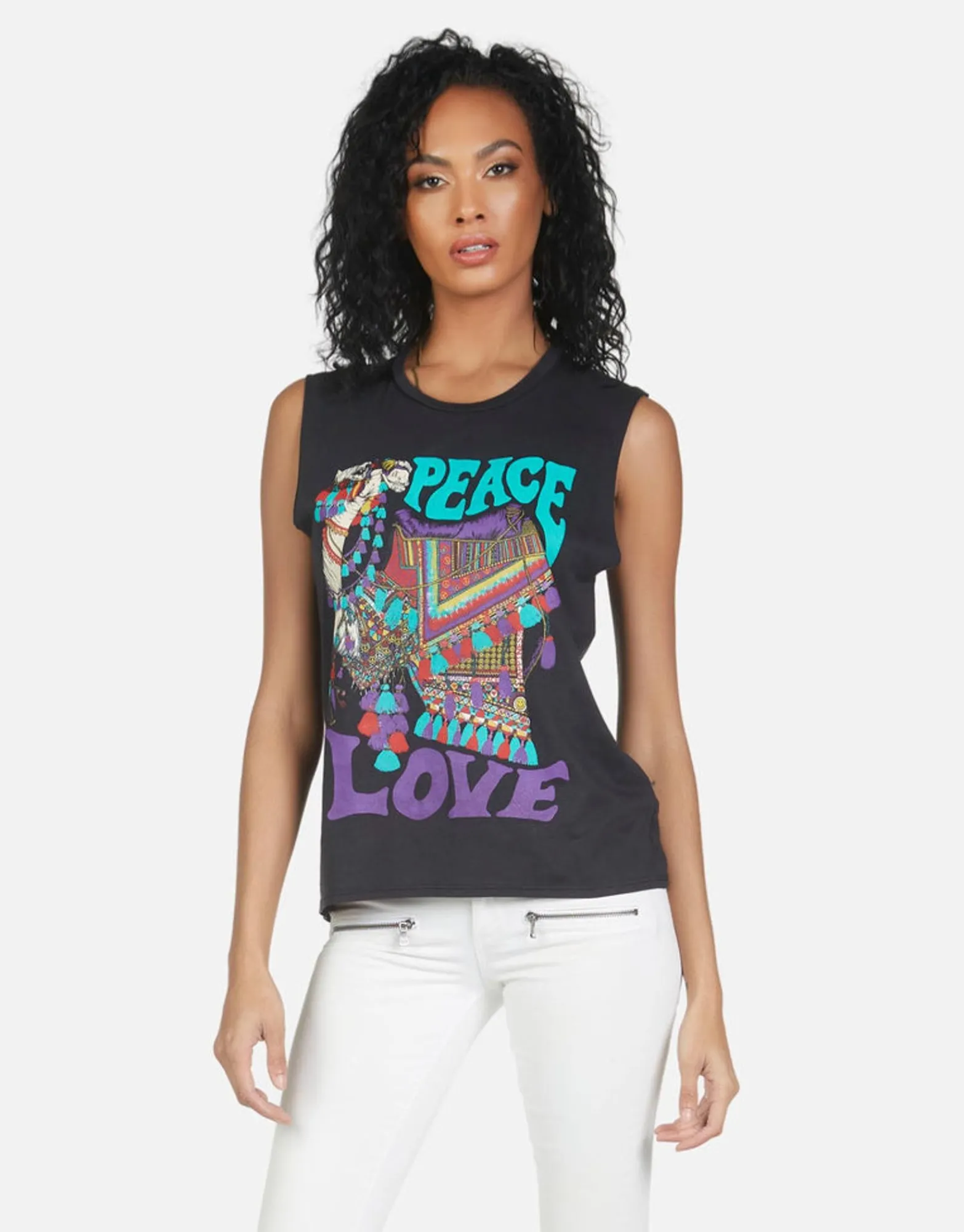 Best Kel Peace Love Camel Women Tanks