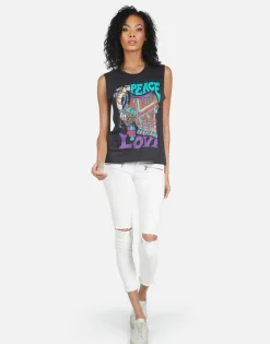 Best Kel Peace Love Camel Women Tanks