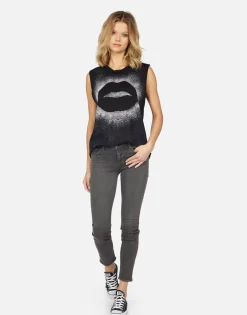 Flash Sale Kel Splatter Kiss Women Tanks