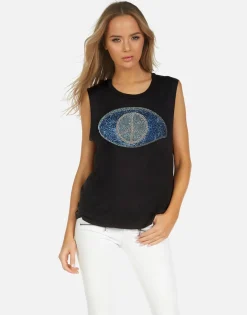 New Kel X Peace Evil Eye Women Tanks