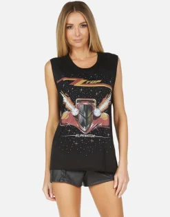 Sale Kel Zz Top Eliminator Women Tanks