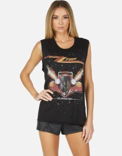 Sale Kel Zz Top Eliminator Women Tanks