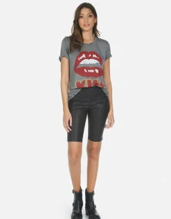 Shop Kiss Lip Rock N Roll Concert Tee | Capri By Women Short Sleeve
